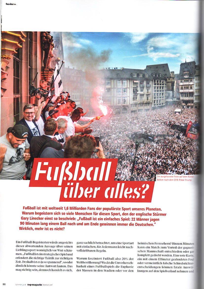 Hermina Deiana, Artikel Fußball über alles? Hermina Deiana, Artikel Fußball über alles?