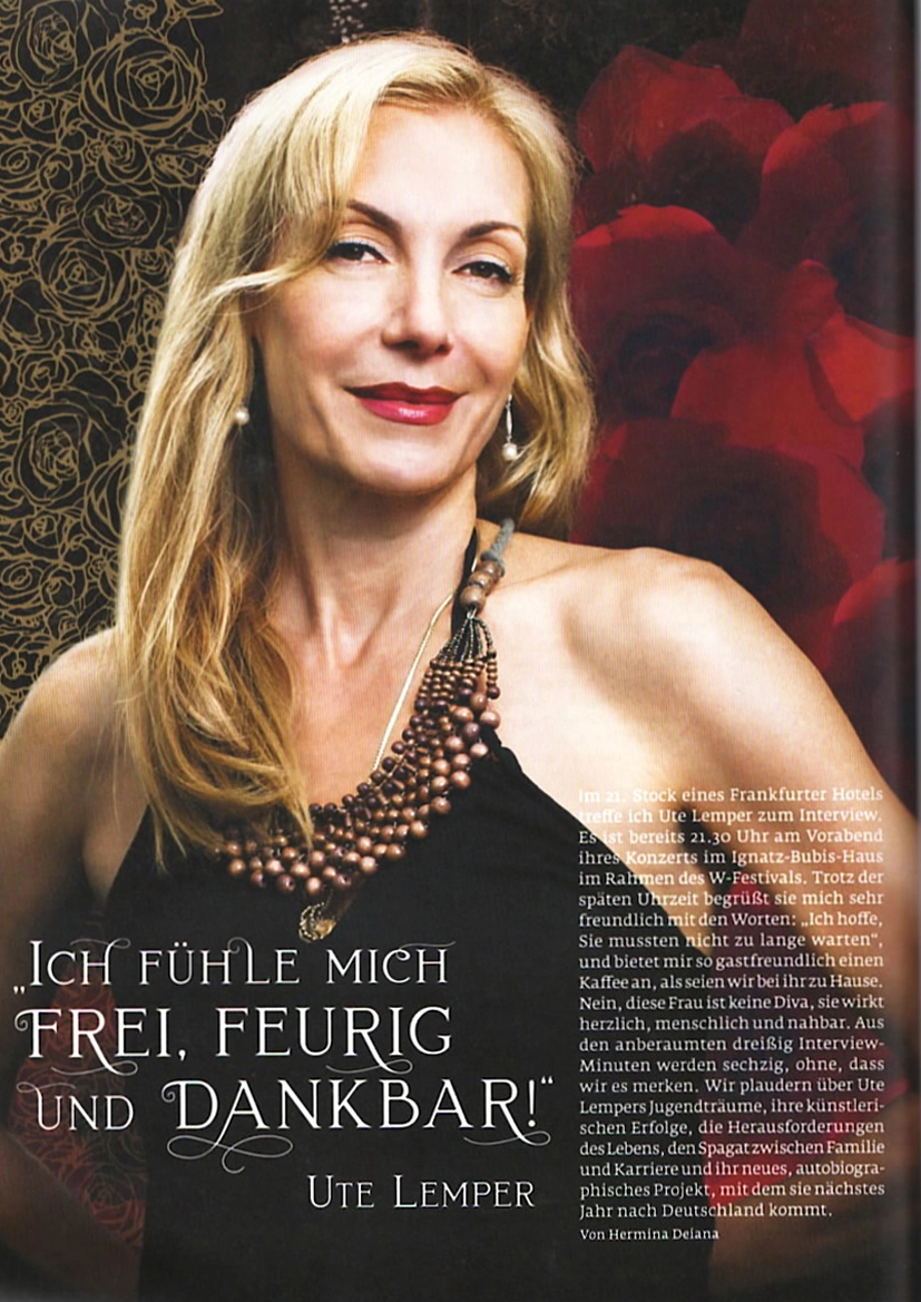 Hermina Deiana im Interview mit Ute Lemper Hermina Deiana im Interview mit Ute Lemper